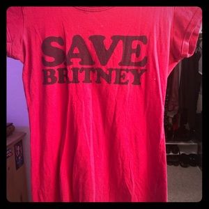 anchor blue Tops - Save Britney Spears T-shirt anchor blue Tops - Save Britney Spears T-shirt